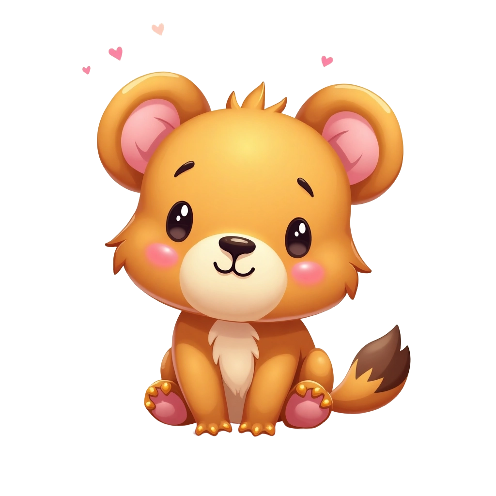 Adorable Cartoon Bear